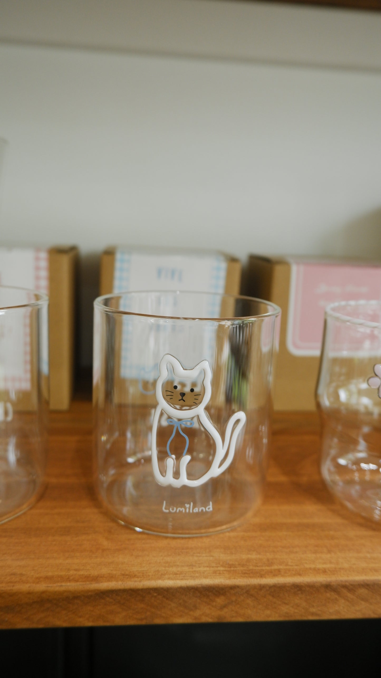 Lumiland|Cat Glass cup