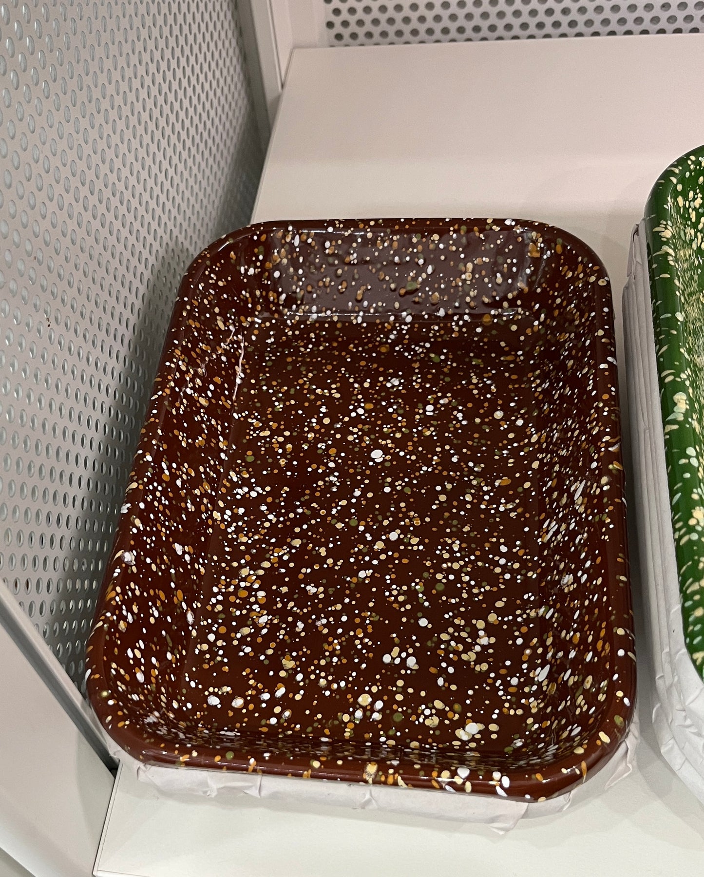 Eding | Milkyway Enamelware Medium Rectangle Tray