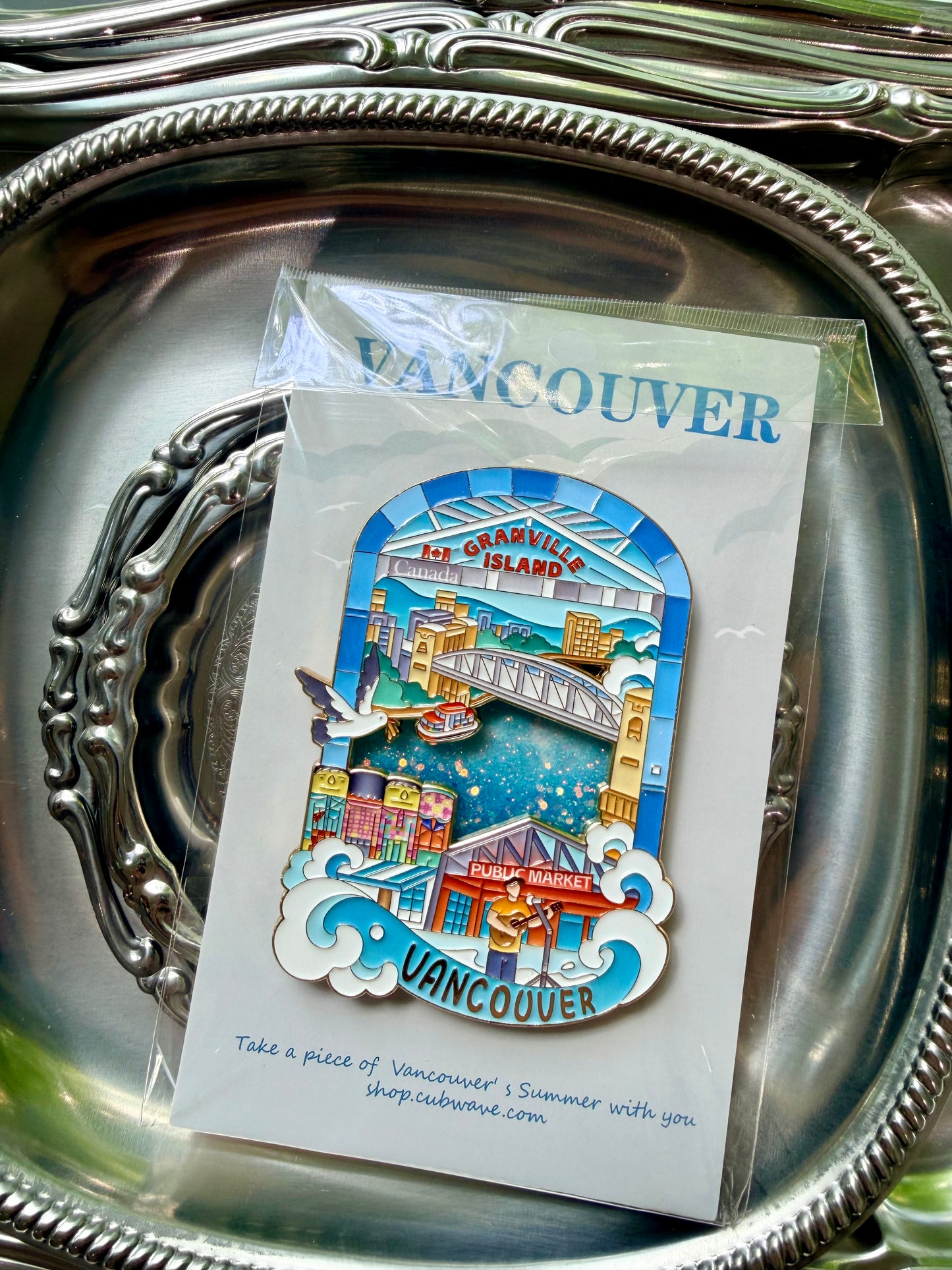 Limited Edition Vancouver Granville Island Fridge Magnet