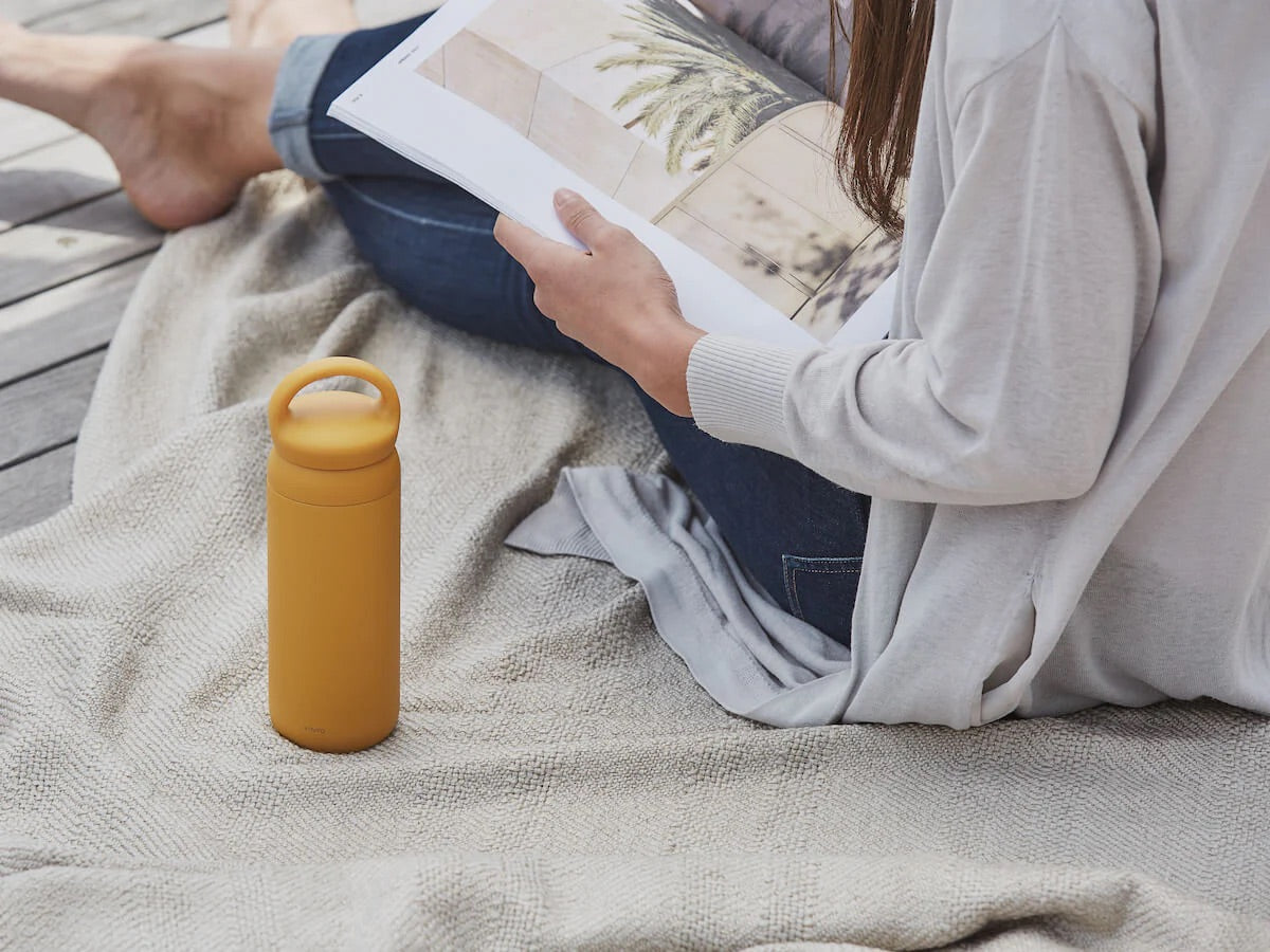 Kinto Day Off Tumbler Mustard