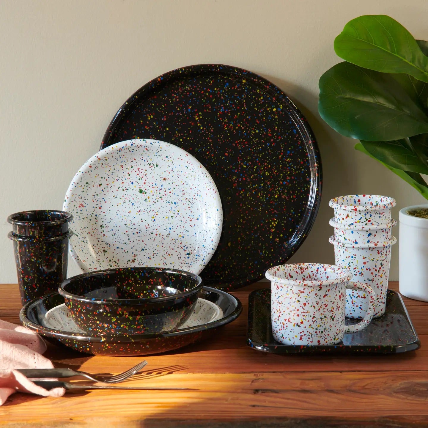 Crow Canyon | Rainbow Falls Cereal Bowl(Black/White)