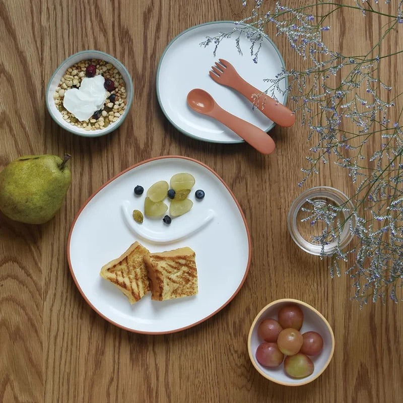 KINTO | BONBO | 4pcs Set Kids Tableware - Yellow