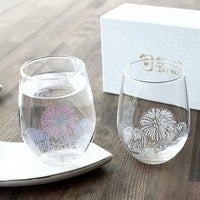 Firework Pattern Glass Cup Set (Color Changing with Tempurature)