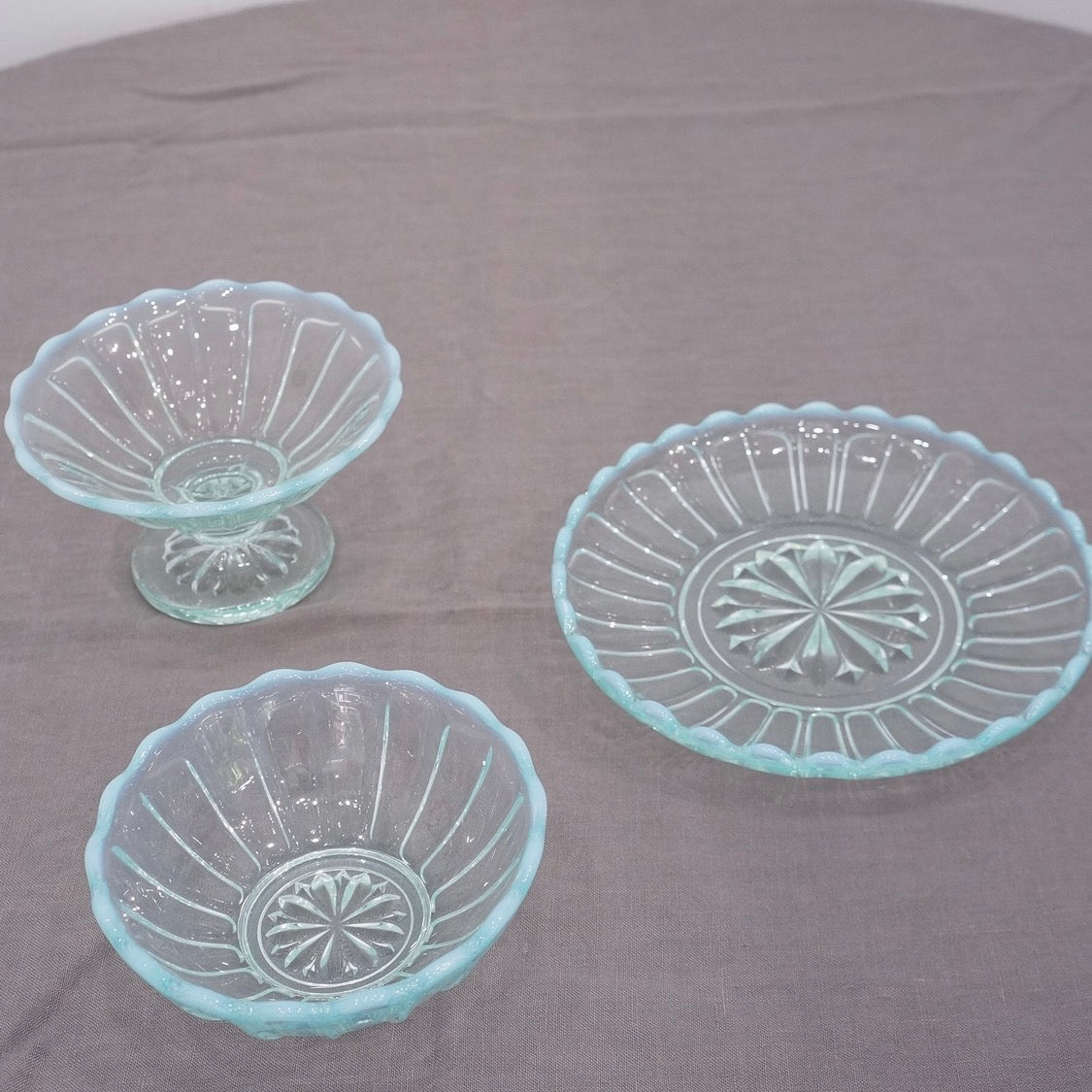 Hirota Ware | Glass Footed Dessert Bowl