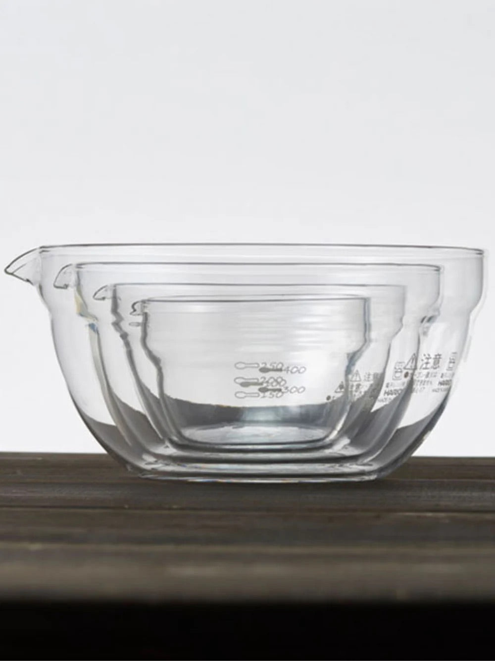 Hario Mixing Bowl with Spout 4-Pieces Set