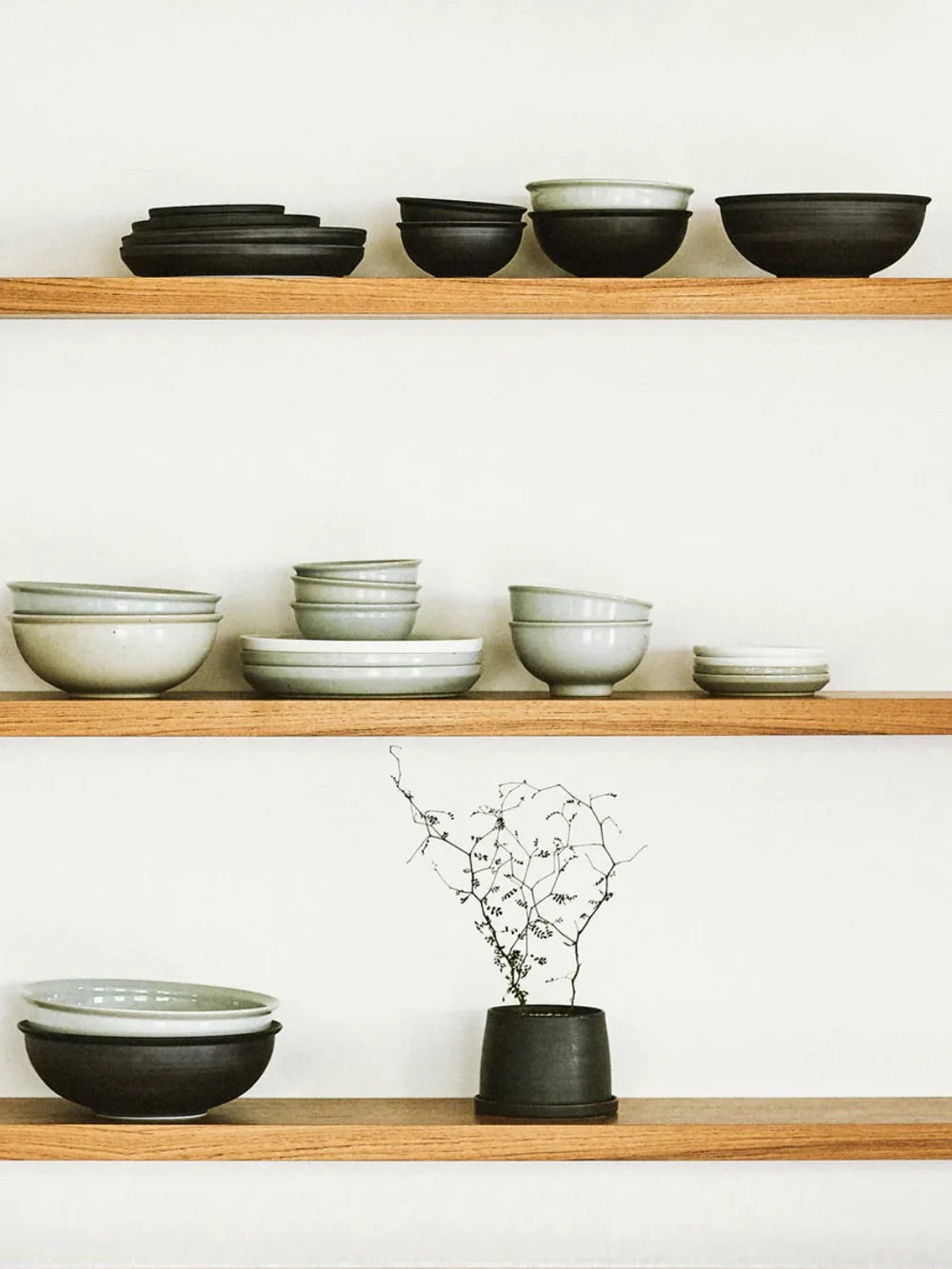 KINTO RIM Rice Bowl (12cm/4.5in) - Earth Grey