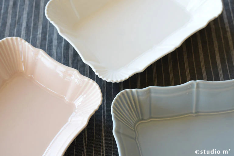 Studio M‘ | Antico | Rectangle Baking Bowl (Pink)