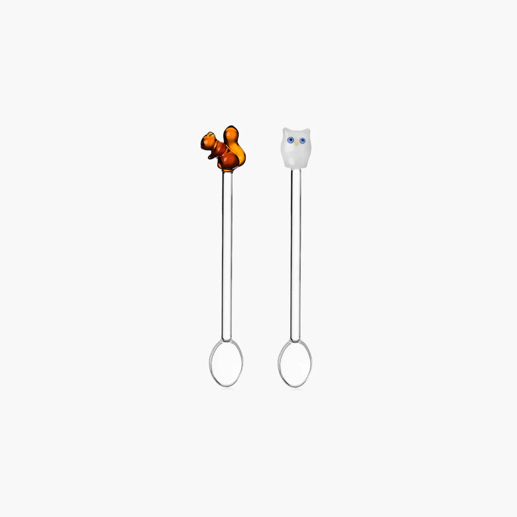 Ichendorf Milano | Owl & Squirell Spoon Set of Two