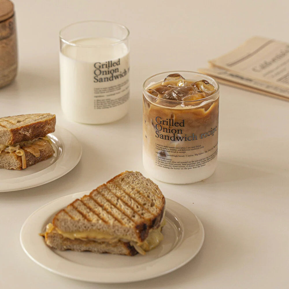 Momur Weekend Grilled Onion Sandwich Glass