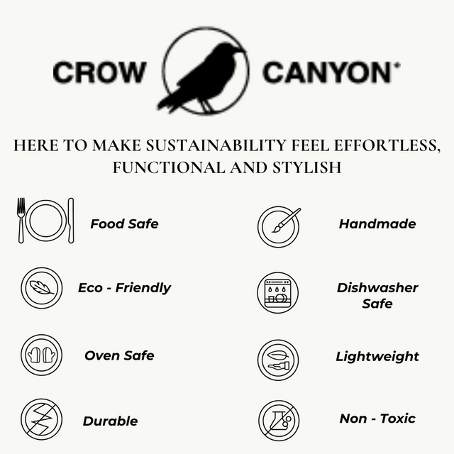Crow Canyon | Splatter Series Rectangle Tray Navy & Cream