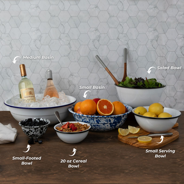 Crow Canyon | Splatter Series Cereal Bowl - (7 Styles)