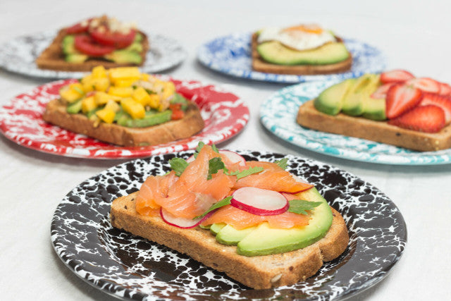 Crow Canyon | Splatter Series Coupe Salad Plate (5 Styles)