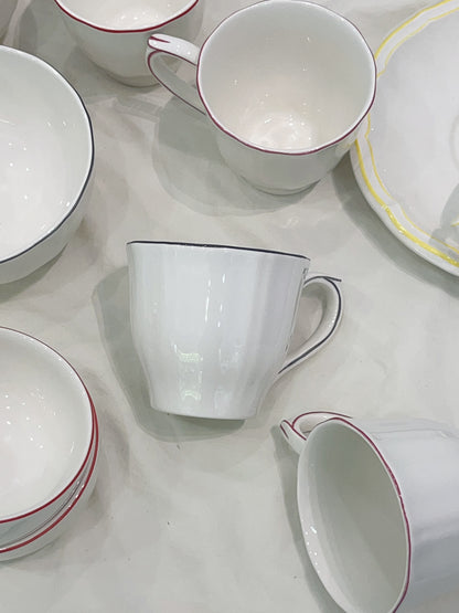 Gien Les Filet｜US Tea Cup (3 colors)