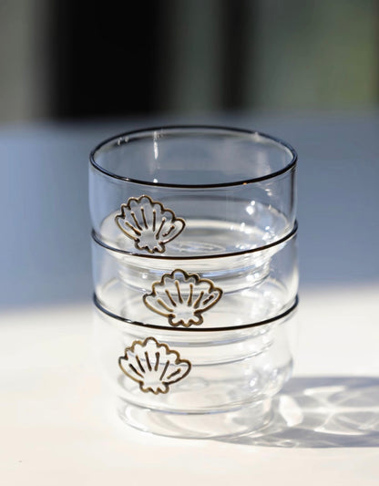 Lumiland｜Bol en verre coquillage (3 couleurs)