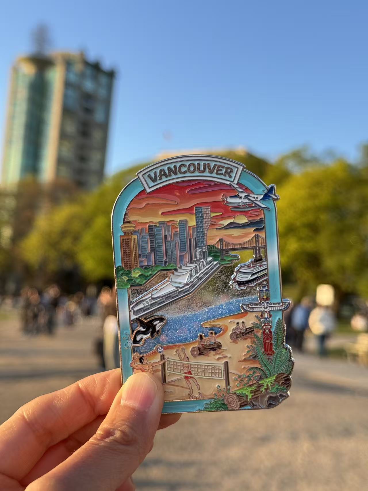 Limited Edition Vancouver Fridge Magnet - Summer