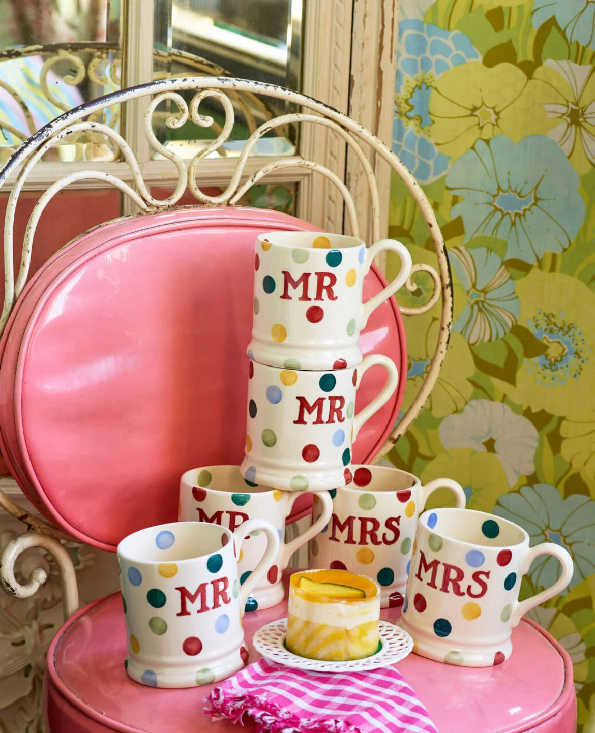 Emma Bridgewater | Polka Dot Mr & Mrs Mug Gift Set