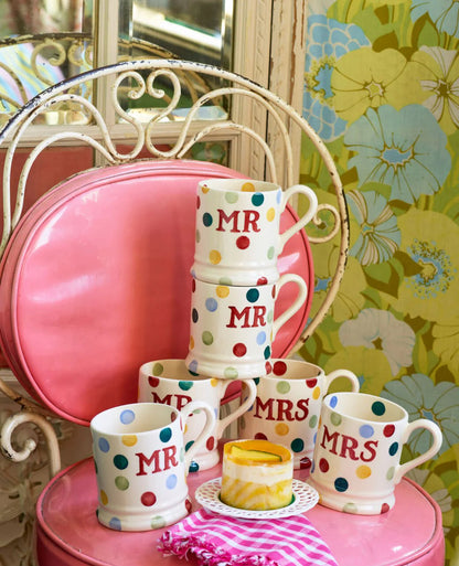 Emma Bridgewater | Polka Dot Mr & Mrs Mug Gift Set
