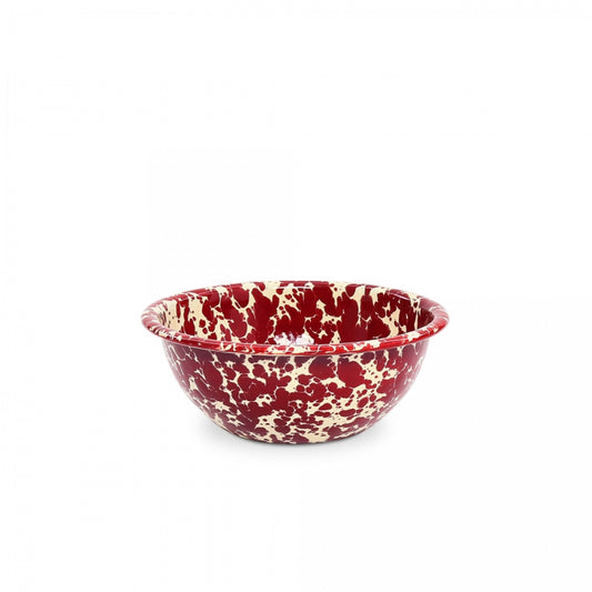 Crow Canyon | Cereal Bowl (Splatter Burgundy & Cream)