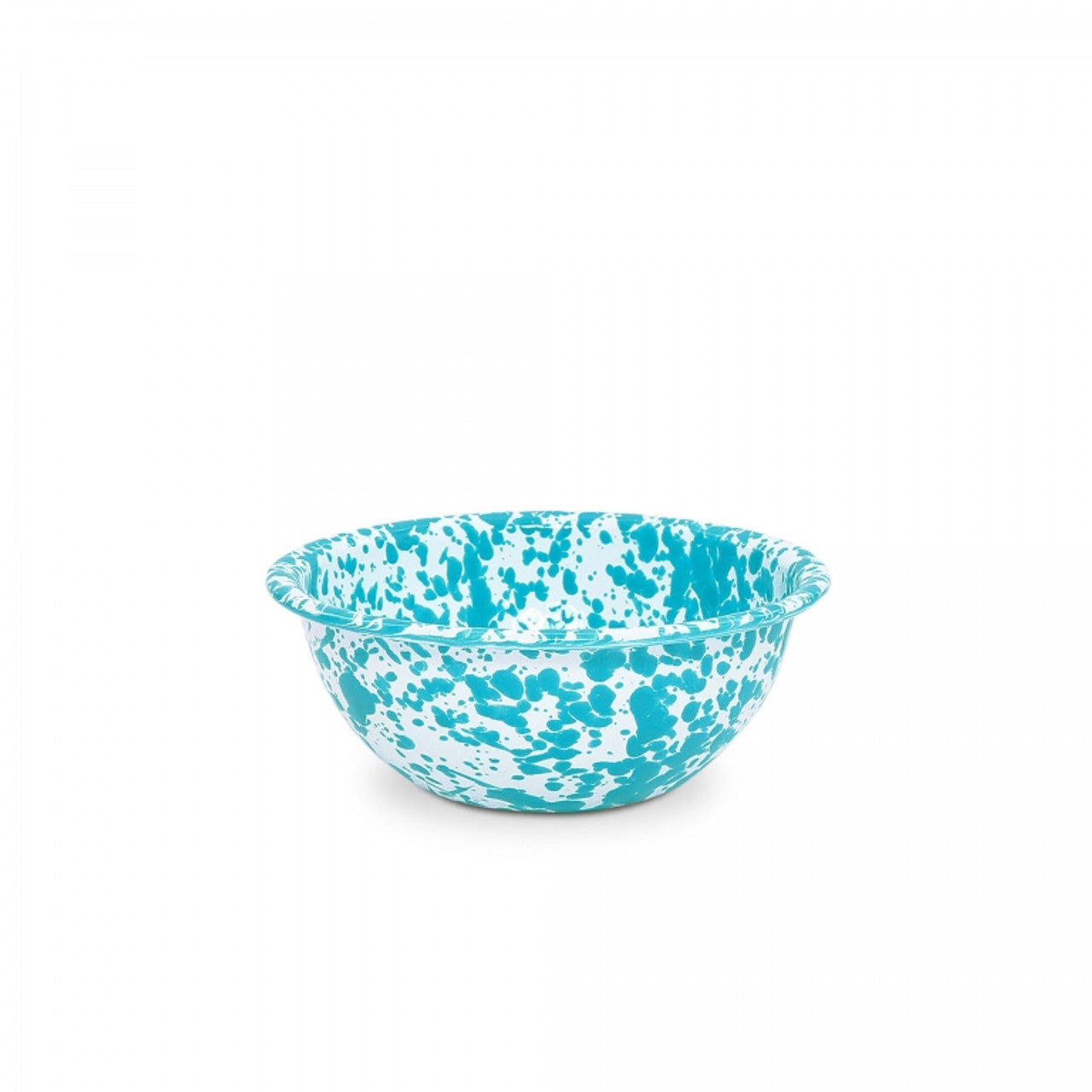 Crow Canyon | Cereal Bowl (Splatter Turquoise & White)