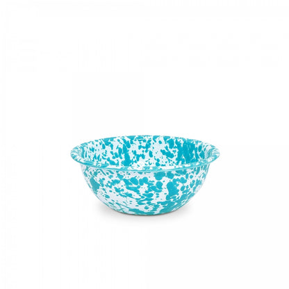 Crow Canyon | Cereal Bowl (Splatter Turquoise & White)