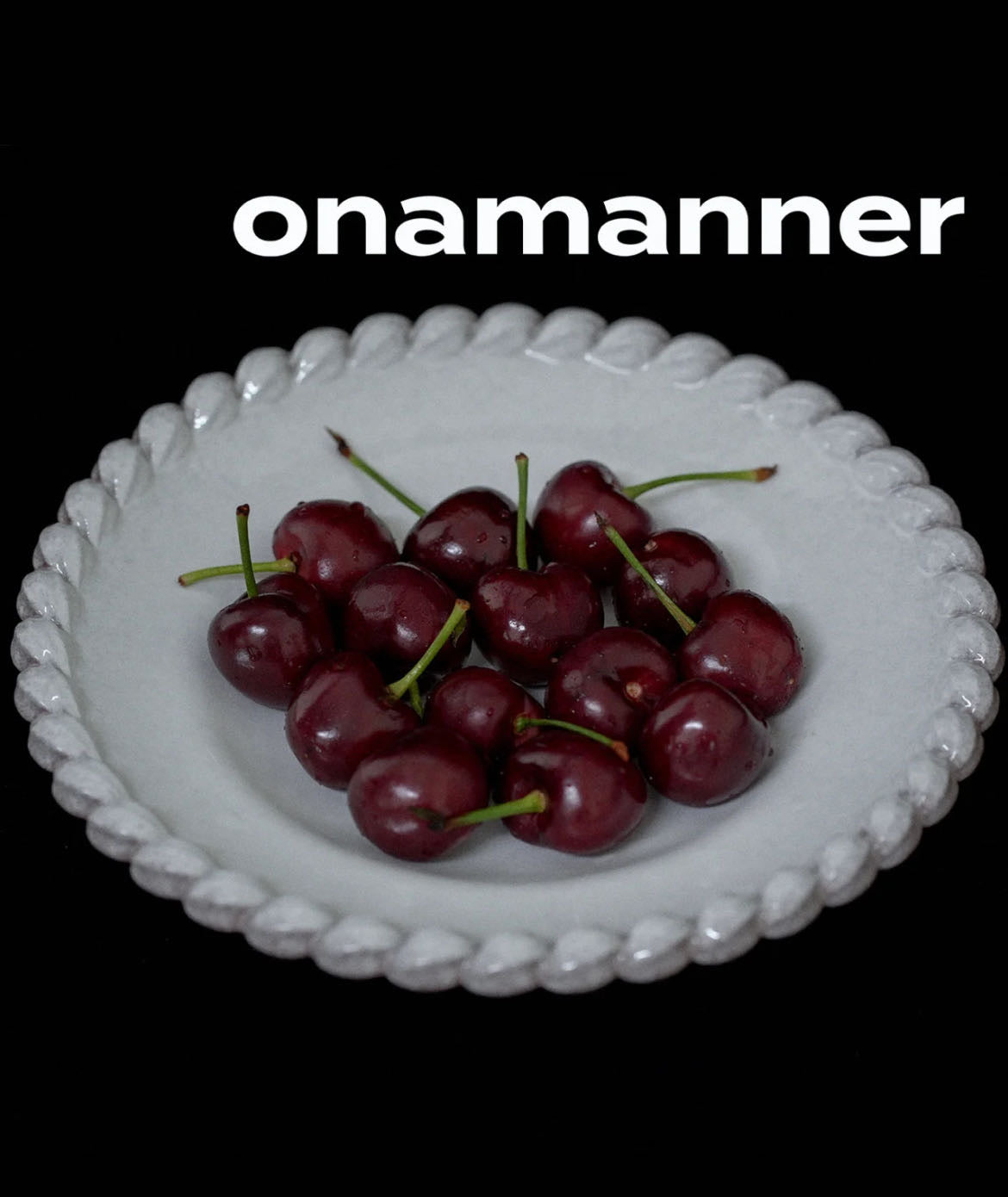 Onamanner｜Cream Plate
