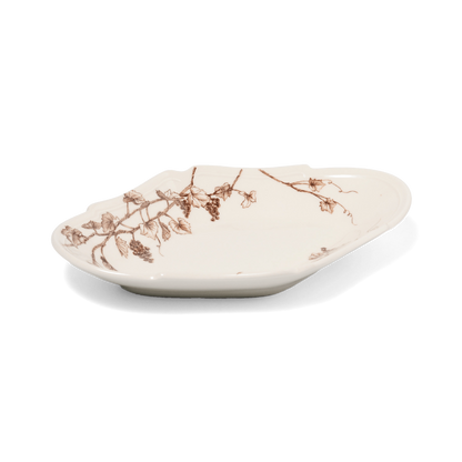 Studio M' | Vine Oval Plate - Small Purple