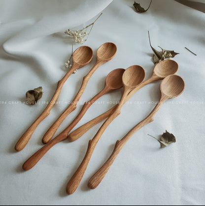 194 Craft House - Branch Tree Wooden Spoon