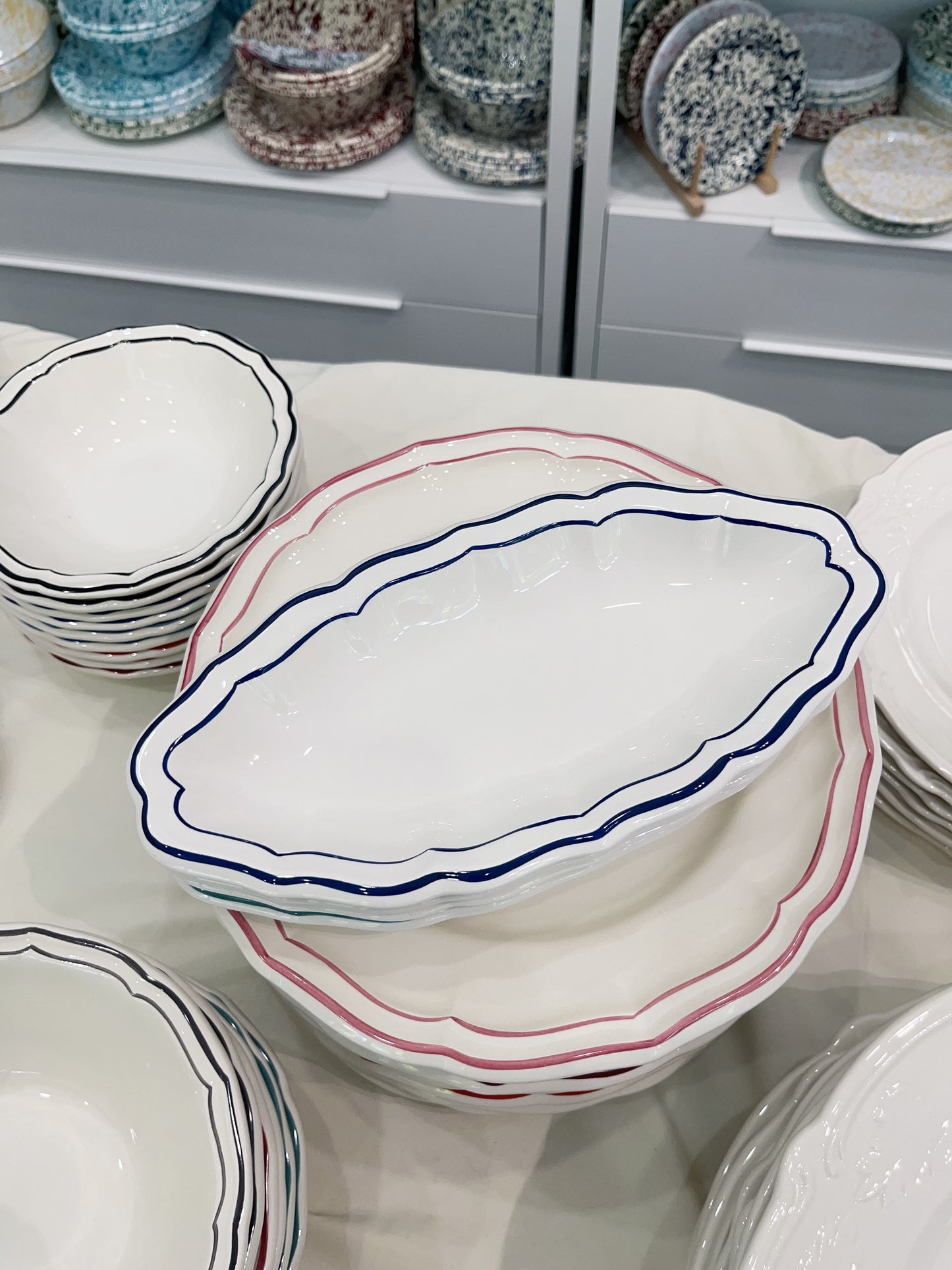 Gien Les Filet｜Pickle Dish Plate（9 colors）