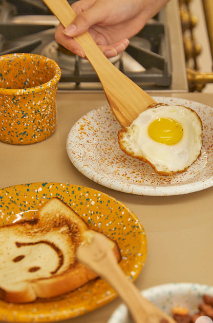 Eding | Milkyway Enamelware Coupe Salad Plate