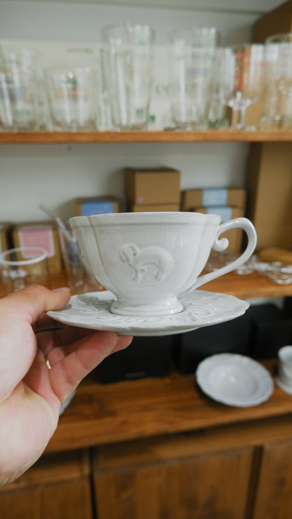 Onamanner｜Coffee Mug & Saucer Set