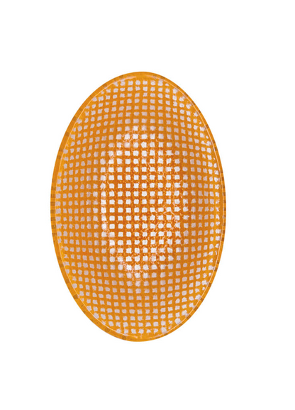 Eding | Checky series Almond/Oval sauce bowl