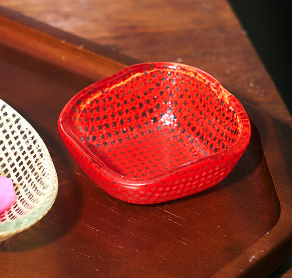 Eding | checky series square sauce bowl