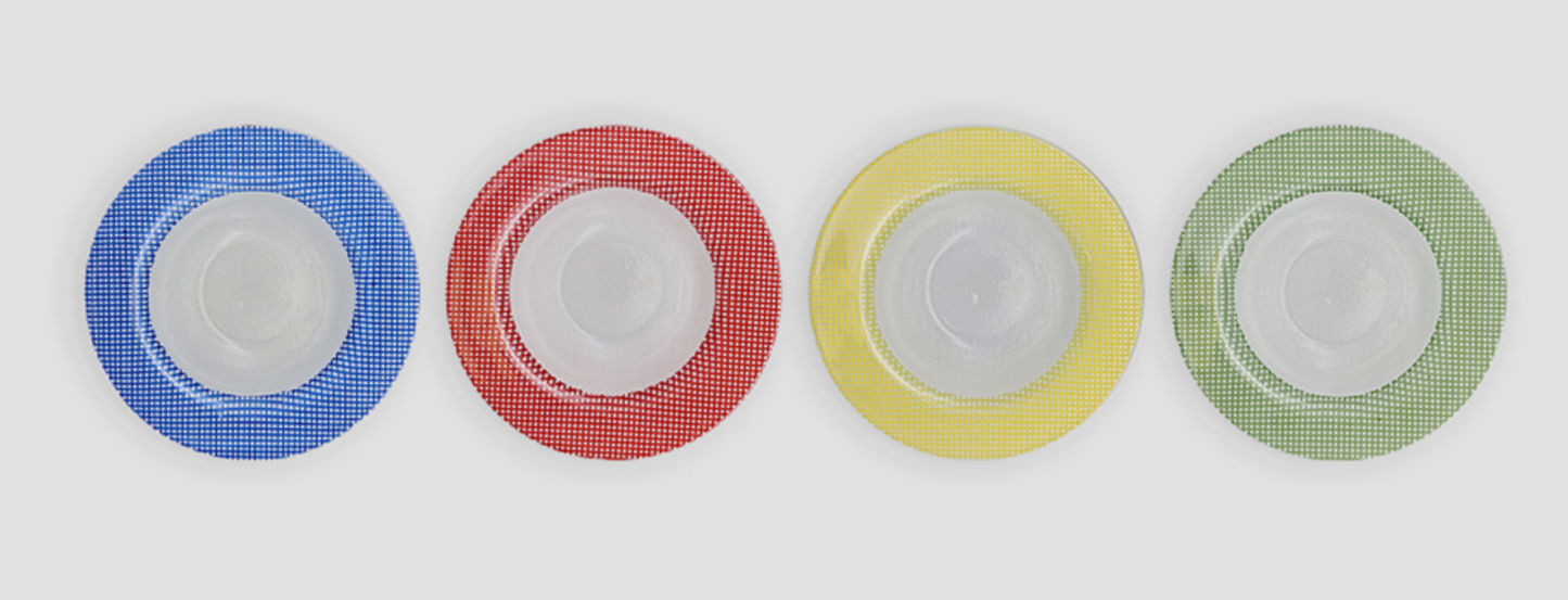 Eding | Checky Series Straw Hat Bowl