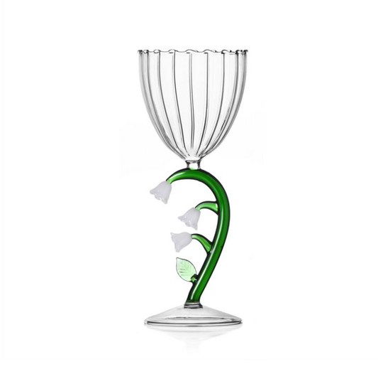 Ichendorf Milano | White Flower Stemmed Glass