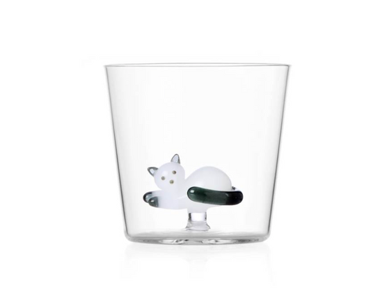 Ichendorf Milano | Lying Cat With Smoke Tail Tumbler