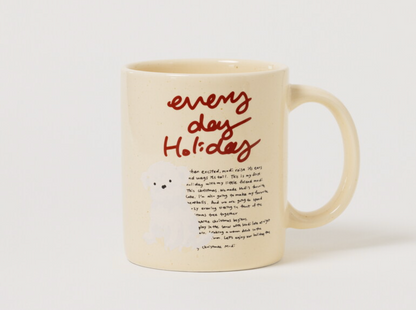 Momur | Weekend 8 Holiday Puppy Mug Saucer Set