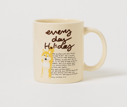 Momur | Weekend 8 Holiday Puppy Mug Saucer Set