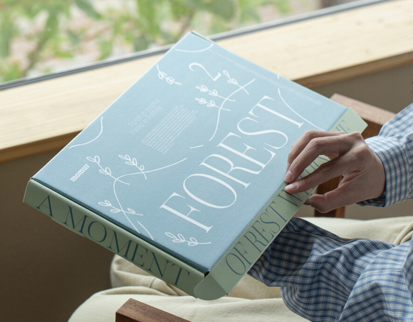 Momur | Weekend 11 Forest Oval Plate 2-piece Gift Set