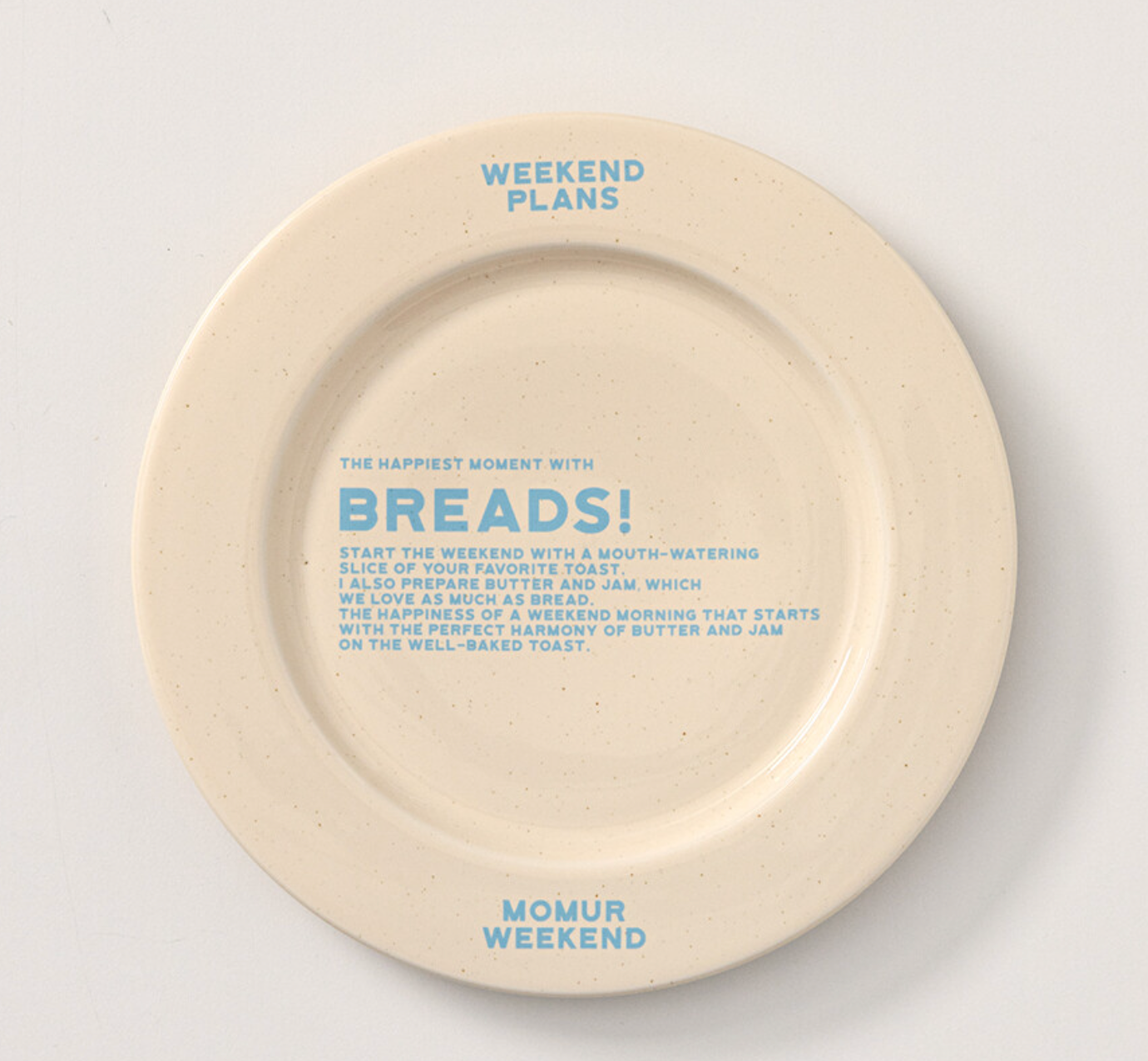 Momur | Weekend 5 Bread Plate