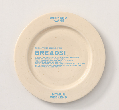 Momur | Weekend 5 Bread Plate