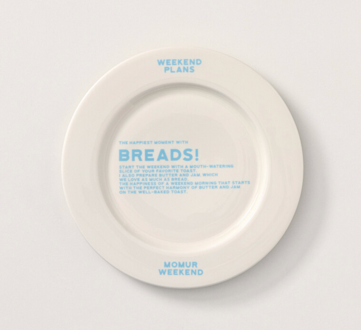 Momur | Weekend 5 Bread Plate