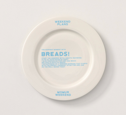 Momur | Weekend 5 Bread Plate