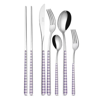 Neva Cultery - Checkered Series Lilac