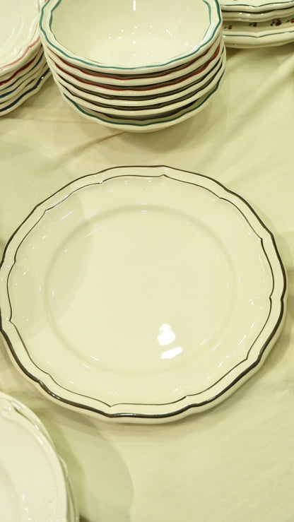 Gien Les Filet｜Dinner Plate（8 colors）