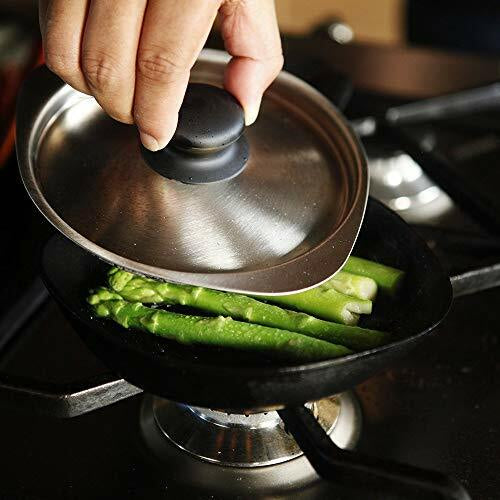Yanagi Sori Designer one-handled pot Iron Cast| Stainless Steel with Lid （2 sizes）