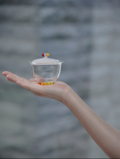 十卿 Glassware XuanGuo Series - Frosted Gaiwan