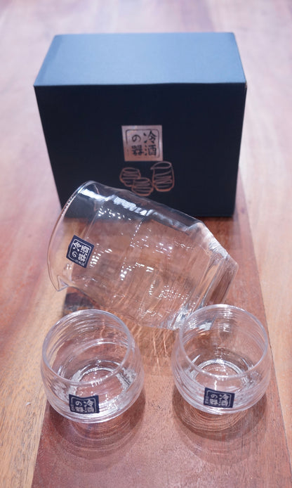 Toyo Sasaki | Simple Glass Sake Set