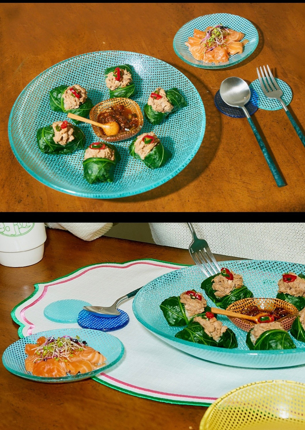 Eding | Checky Series Pasta Bowl（7 colors）