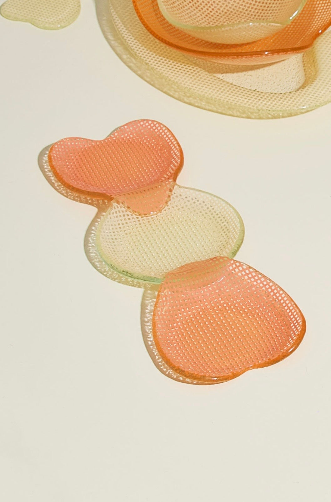 Eding | Assiette 3 sections Checky Glass
