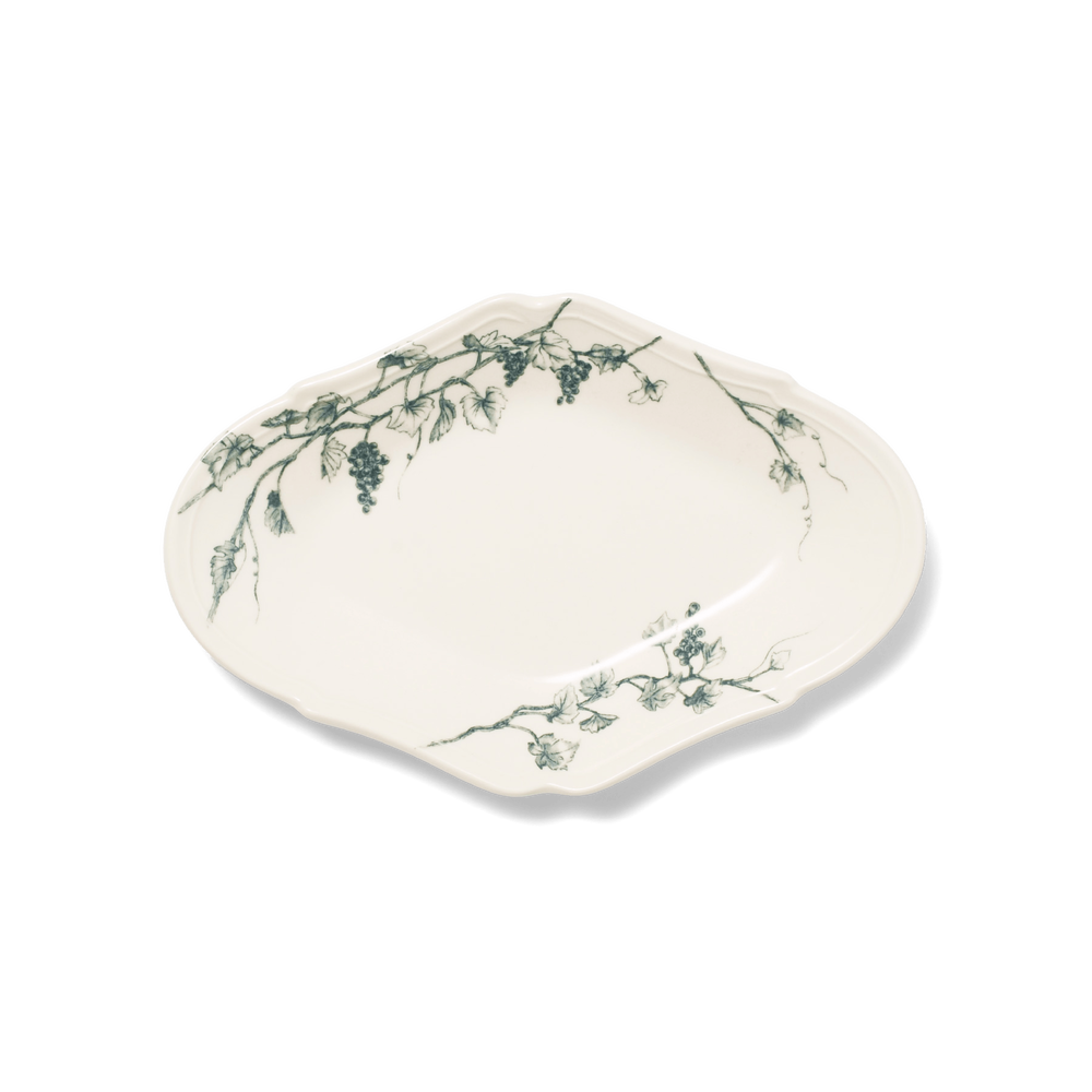 Studio M' | Vine Oval Plate - Small Blue